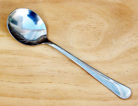 Exhibit A: This spoon will end up tangled in your bed sheets and you'll find it after a few weeks, ending an unprecedented stretch of snow days, all due to you putting a spoon under your pillow. 