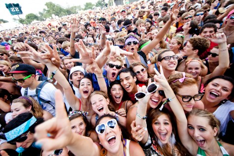 Hundreds of dedicated music lovers gather to celebrate the Austin City Limits Festival.
