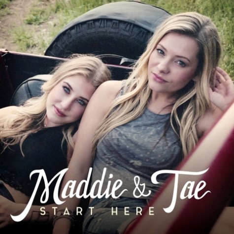 Madison Marlow (left) with Tae Dye (right) on their new album