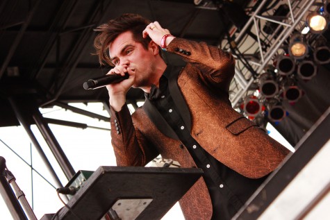 Frontman of Panic! At the Disco, Brendon Urie, delivers top-notch vocals for every live performance.