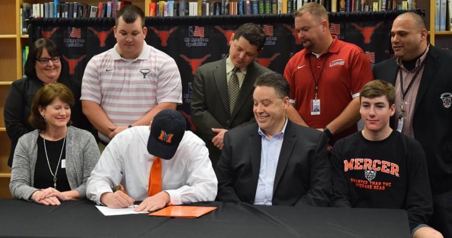 Cliff Snyder, football, signs with Mercer University