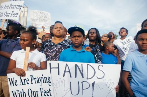 Protesters in multiple locations participated in