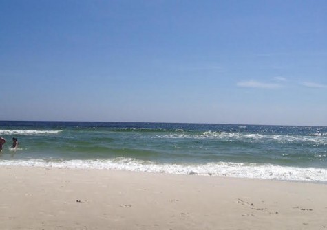 Beaches surrounding the Gulf of Mexico are extremely popular destinations during spring break. The picture of this breathtaking view was taken at Rosemary Beach, Florida.