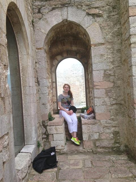 High school is a time for trying new things and preparing for college, and I am so appreciative of several opportunities I took advantage of in high school (especially traveling to Italy- thats me in an ancient castle in Assisi!)