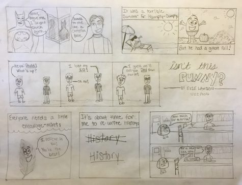 Evie Lawson spreads the joy of puns through comics