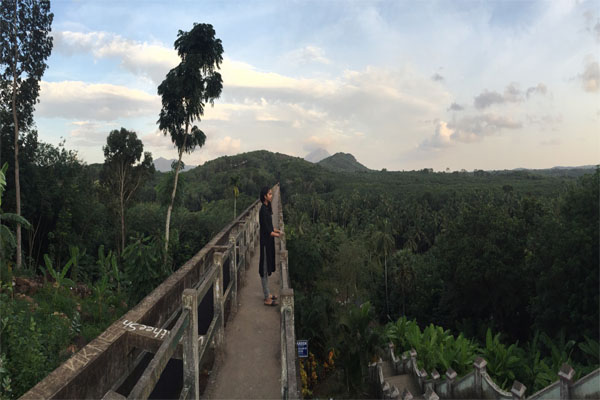 The Mathur Hanging Bridge is said to be one of the longest and highest bridges in Asia. It is situated in the southernmost portion of India, Kanyakumari District. This bridge is only a few kilometers away from my grandparent’s house.                      