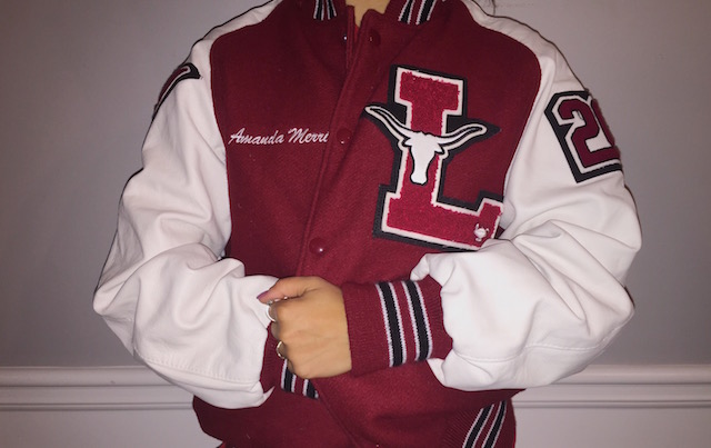 Academic letterman clearance jacket