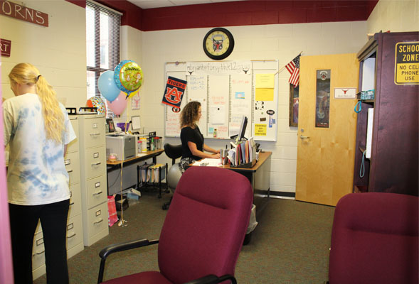 The Lambert Attendance Office staff hard at work making sure thousands of students are accounted for every day.