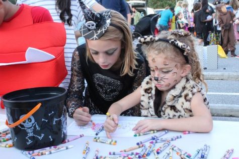 Like many children, Audrey found that it was hard to finish a whole coloring sheet by herself. With the help of her sister, she was able to enter in the color contest.