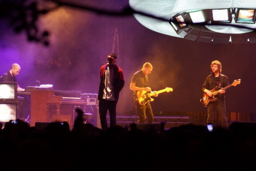 Singer/songwriter Frank Ocean performing at 2012 Lollapalooza captured by Flickr user Shane Hirschman.