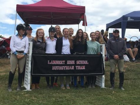 The Equestrian Team during a show at Willis Park on October 2nd. The Longhorns will be hosting their own riding competition at this same location in January.