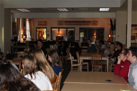 Dr. Hyatt's seventh period class on a video call with the ACCI.
