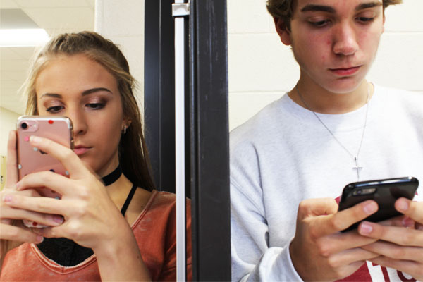 Teenagers are constantly on their phones making it easier to be exposed to the dangers of cyber bullying. 