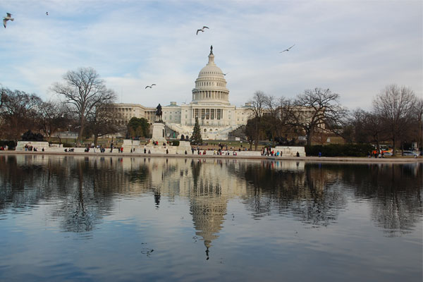 The Capitol Building is where Congress meets and where most Presidents have been sworn in. Since Ronald Reagans inauguration, all following ones have been held on the western front of the building, whereas all prior ones have been held on the eastern front. Trump was sworn in at the western front of the Capitol on Jan. 20.