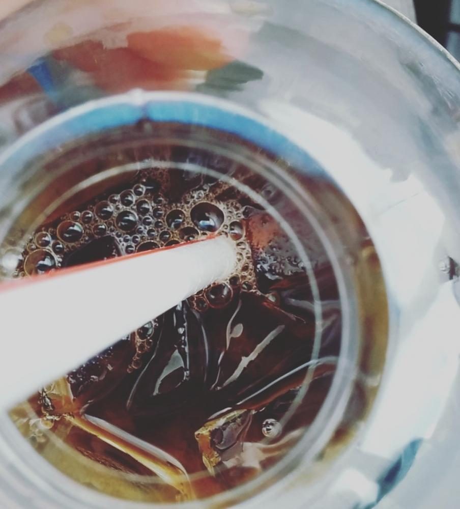 Pictured: the delicious iced coffee at Rendezvous Café! The iced coffee is made daily with care by skilled baristas. Check it out, or any of the other sweets mentioned below.
