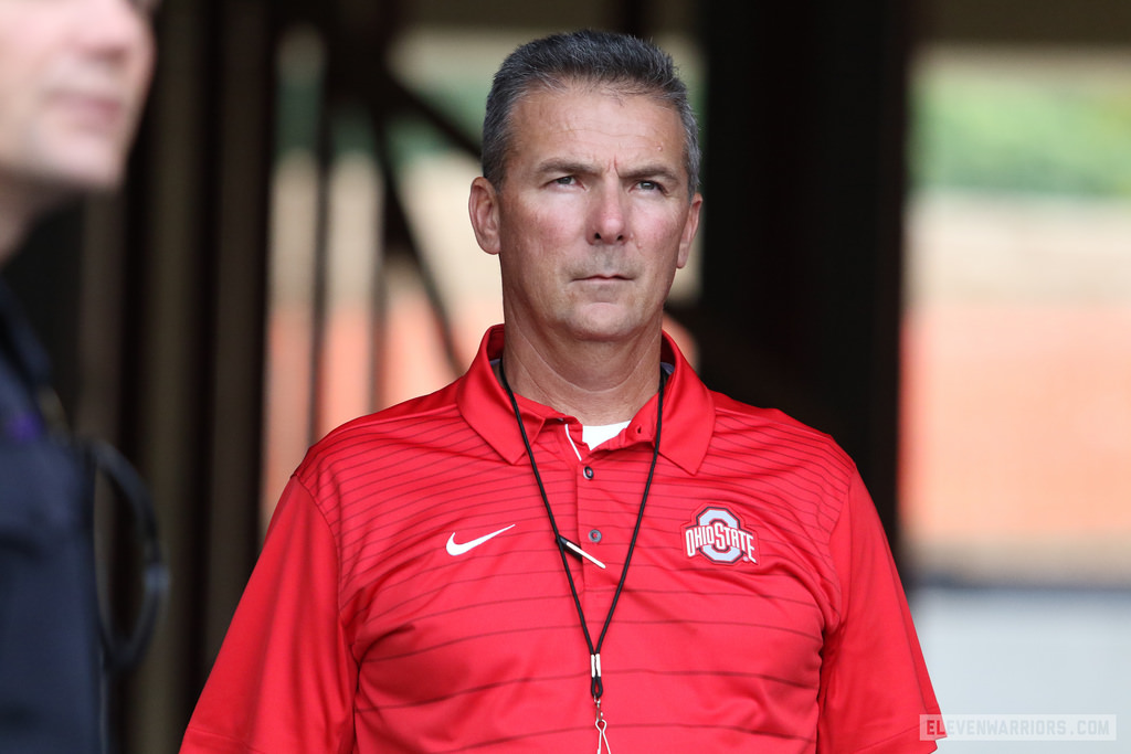 Head+coach+Urban+Meyer+during+Ohio+States+49-21+win+at+Indiana.+%0APhoto%3A+Andrew+Lind