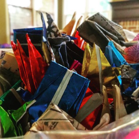 1,000 paper cranes makes a year of good fortune.