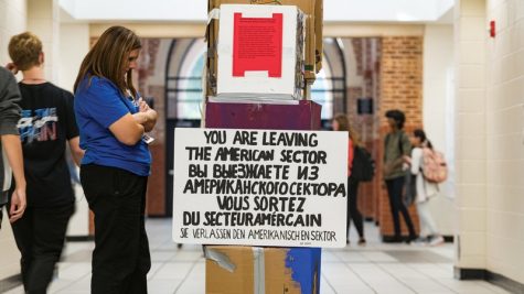 Berlin Wall Replica Built at South Forsyth High School