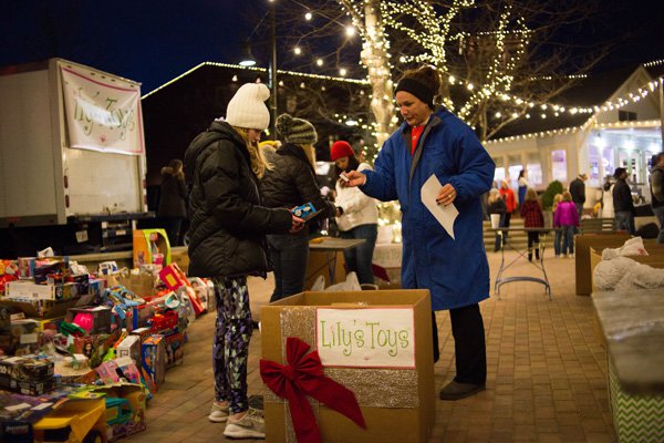 **Volunteers sorting donations during Lily’s 5th Annual toy drive***

Source: forsythnews.com