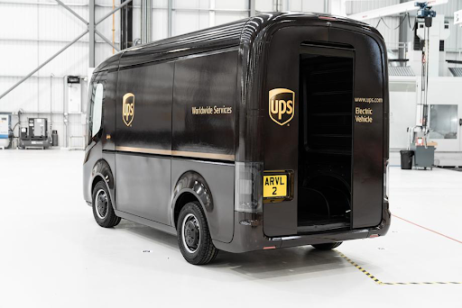 A picture of the future UPS self-driving trucks.