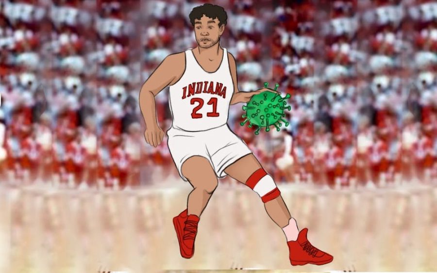 Illustration by Donya Collins, taken in 2020, some rights reserved, OPINION: March Madness in Assembly Hall is cause for cautious optimism - Indiana Daily Student (idsnews.com) 