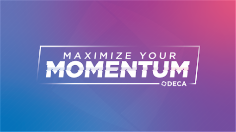 Photo of the 2021-2022 DECA membership theme announced on May 6, 2021. This new membership theme represents the achievements students will earn in DECA and how these achievements will propel students into the real world. (DECA)
