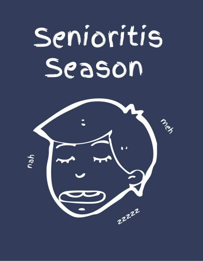 Senioritis gives students the mentality that partying it up takes priority over school. (January 30, 2022). The second semester of senior year is usually the prime time for students to start putting less effort into school! (Jimena Ruano/Canva)
