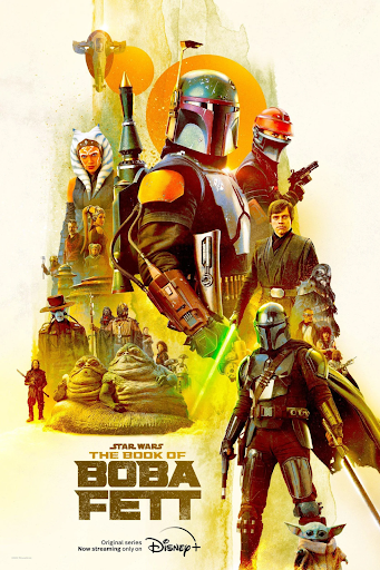 One of the posters for “The Book Of Boba Fett”. This poster was released once the series concluded its first season. (Lucasfilm 2022)

