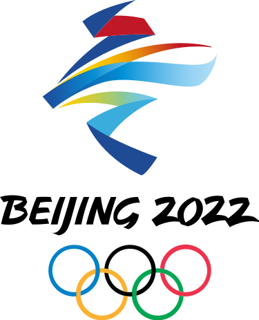 This is an image of the official logo of the 2022 Winter Olympics in Beijing, China. (Taken from Wikipedia) The Olympics will take place on February 4th and will last until February 20th. 