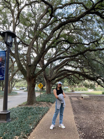 Sheryl Tan at Rice University in Houston, Texas on December 24, 2021. Taken by her mom.
