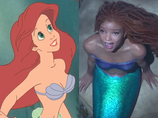 A screen capture of Halle Bailey as Ariel in the trailer for Disney’s new live action movie,“The Little Mermaid.” The movie is set to release May 23rd, 2023. 