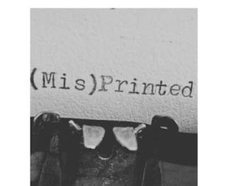 This is an image of (Mis)Printed’s first issue cover. This mini magazine was founded last year by Celina Simone and is an extension of Writer’s Block. Courtesy of Celina Simone.