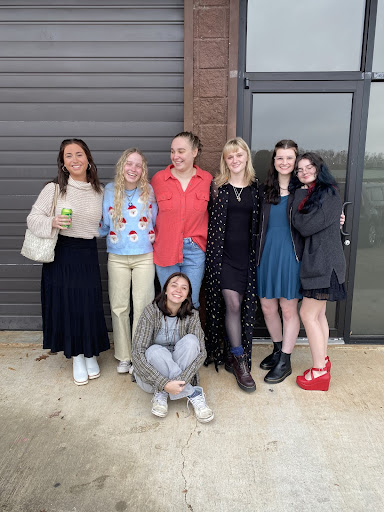 Photo of Polly (second from the left) at her first Full Circle graduation. Taken on Saturday, December 3, 2022.