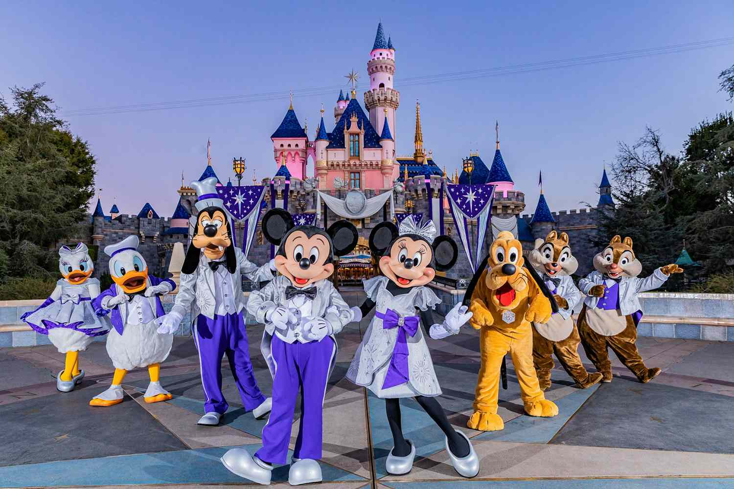 A picture of the Disney 100 celebrations at Disneyland (Courtesy: People Magazine)

