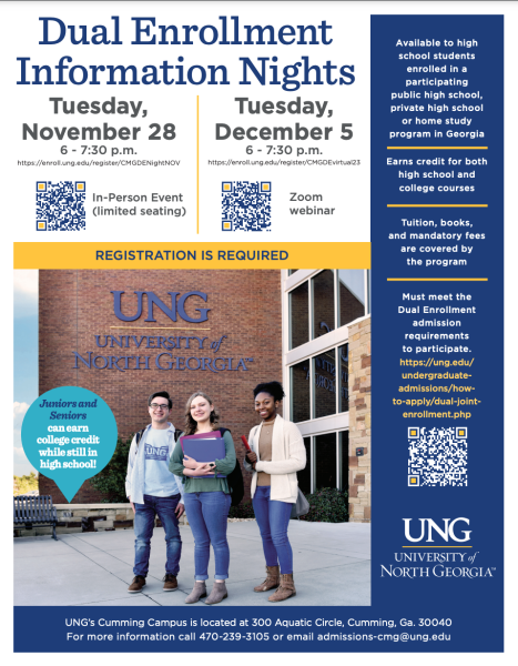 University Of North Georgia Dual Enrollment flyer (University of North Georgia)