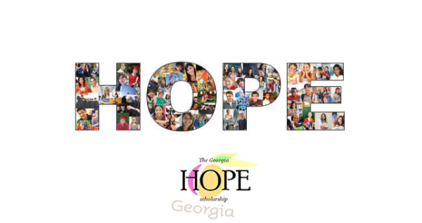 Promotional advertisement for the Georgia HOPE scholarship (GSFC/The Lambert Post)