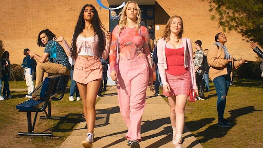 A still from Mean Girls 2024 capturing all the Plastics. (Courtesy of Paramount Pictures)