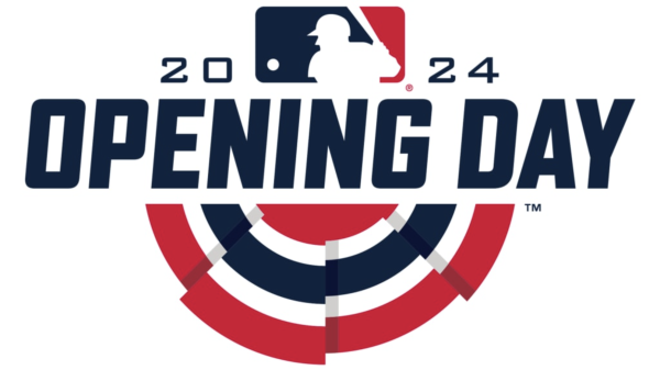 (Official logo for MLB’s 2024 Opening Day. Taken from MLB.com.)