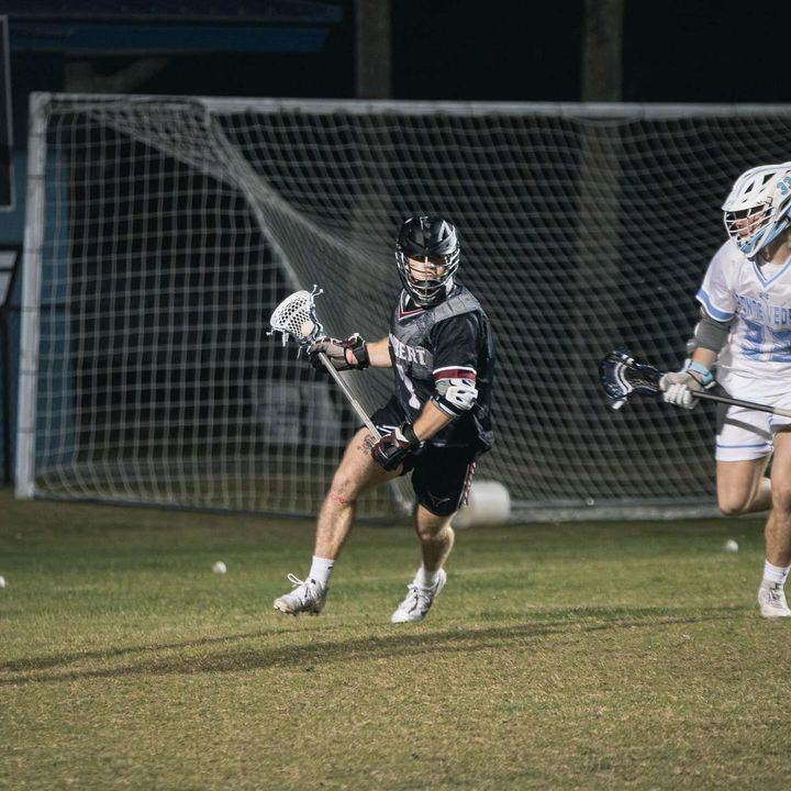 (Photo of Kevin Connolly playing lacrosse at Ponte Vedra High School. Photo courtesy of Lambert Lacrosse.)