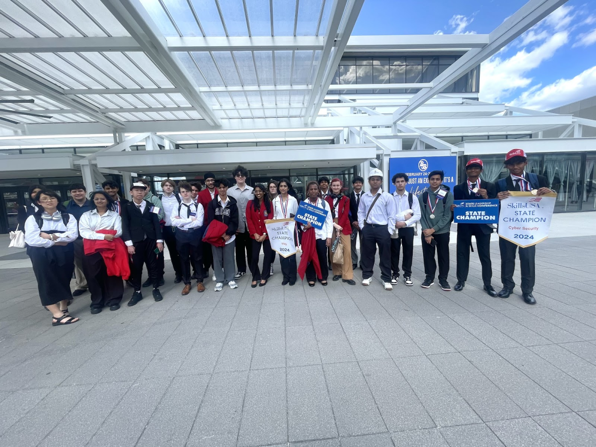A picture of Lambert SkillsUSA at the 2024 State Leadership and Skills Conference. Taken by Deborah Hutchison on February 24, 2024.