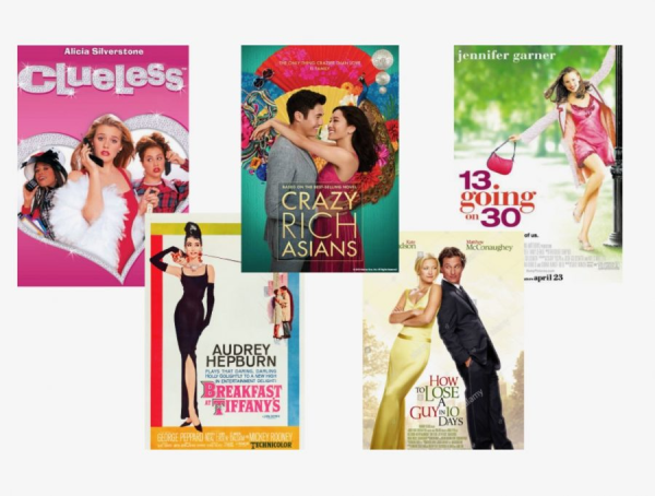 An image of some of the most popular romantic comedies. (Courtesy of The Standard)

