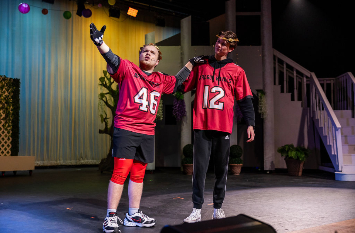Ryan Chalmers and John Kuchinksi in Lamberts spring Advanced Drama play “Much Ado about Nothing.” Photo by Patrick Marcigliano @marciglianophotography 
