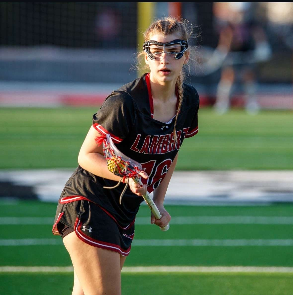 Kara Lindsey playing against North Gwinnett High School on March 13, 2024. (Courtesy of Lambert High School)