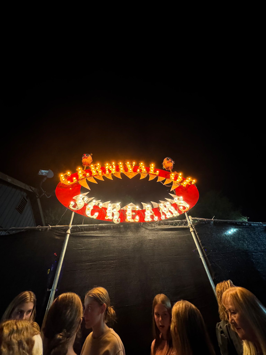 An image of people visiting the Carnival Screams Haunted House (Courtesy of Tarania Ramesh).

