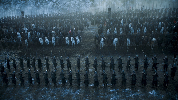 A battle scene from the “Game of Thrones” television series (HBO)

