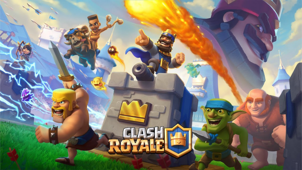 A marketing image for “Clash Royale” (Google Play Store)