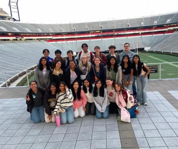 Lambert chorus at the University of Georgia for the Georgia Music Educators Association’s All State Chorus (Lambert Chorus).