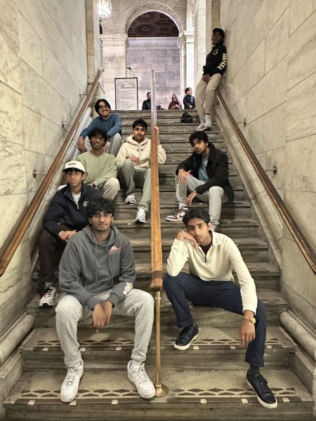 Image of Samarth Agarwal and friends on their senior trip (Samarth Agarwal).