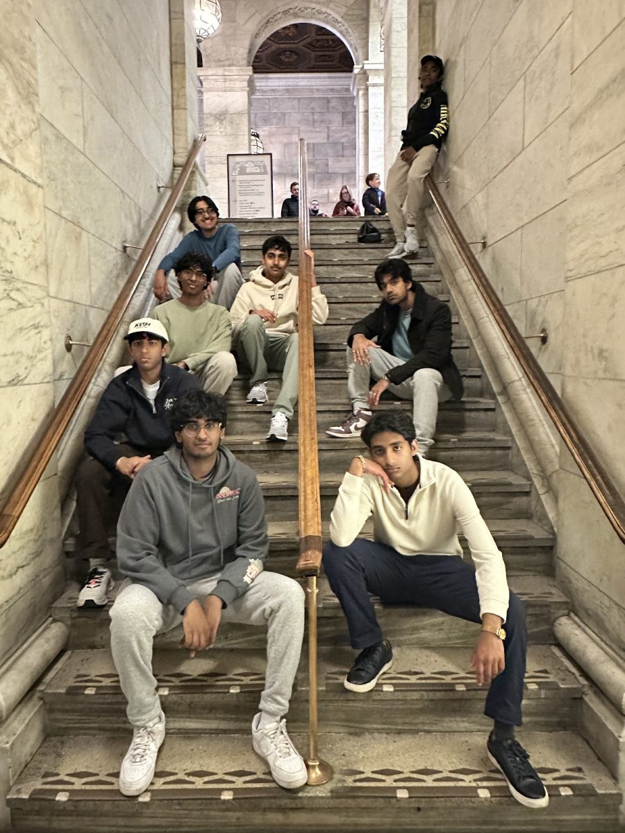 Image of Samarth Agarwal and friends on their senior trip (Samarth Agarwal).