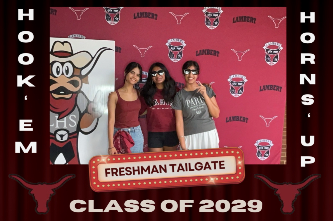 Freshman Nirvi Baddella, Freshman Prital Srikanth, and Bani Sabharwal at the 2025 Freshman Tailgate (Bani Sabharwal).

